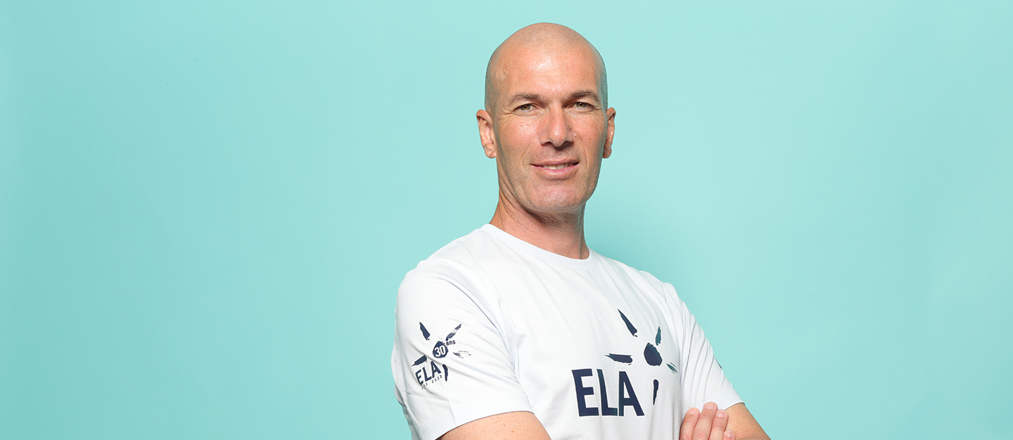 Zinédine Zidane, honorary member of ELA