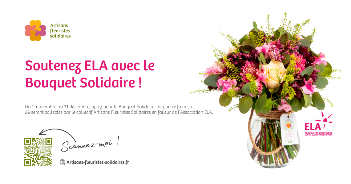 Artisans Fleuristes Solidaires partenaires d'ELA