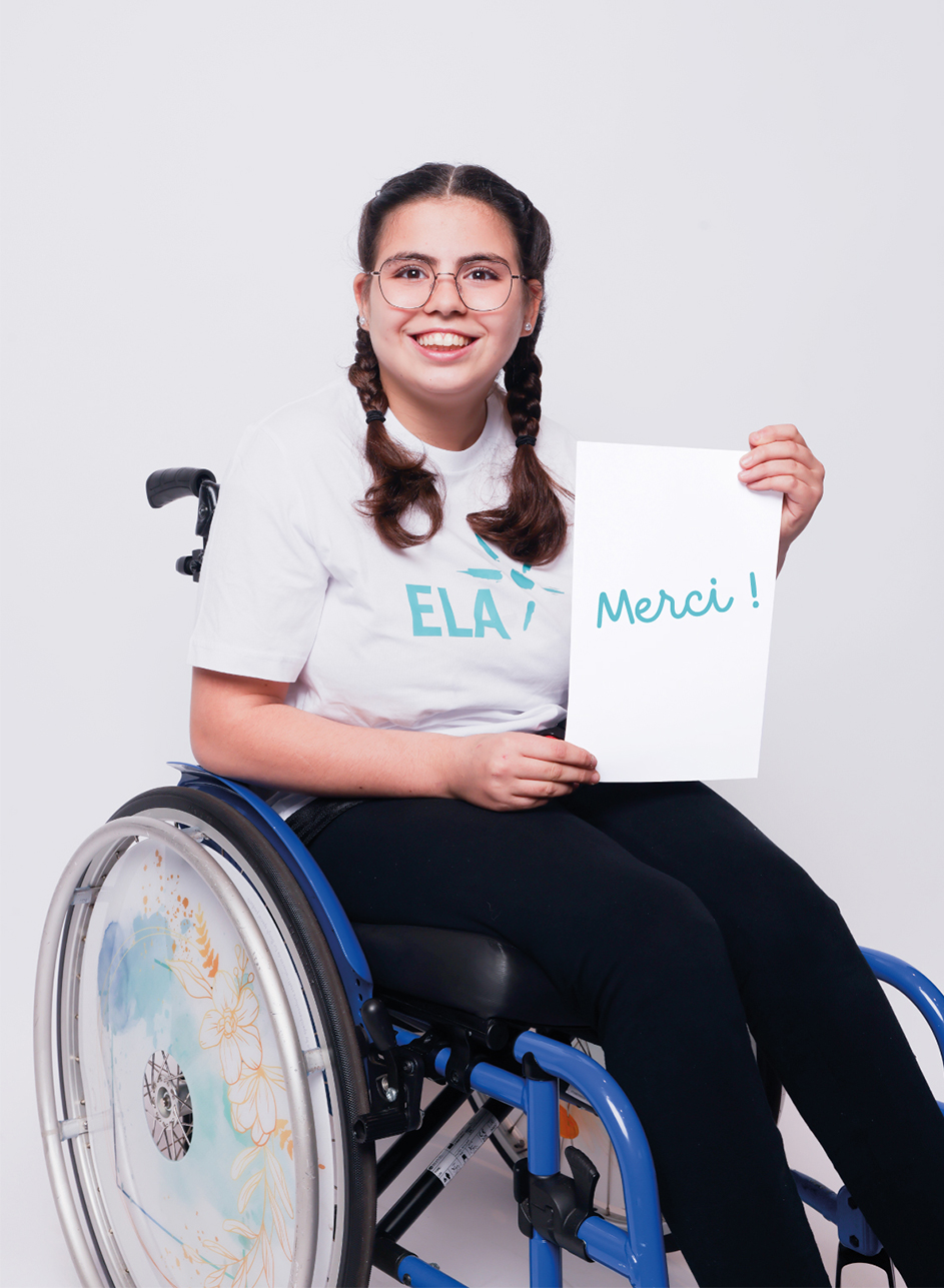 Remia atteinte de leucodystrophie vous remercie !