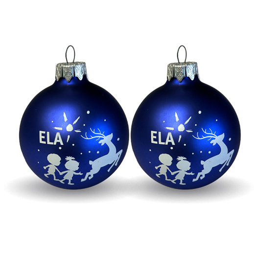 Christmas ornaments (blue)