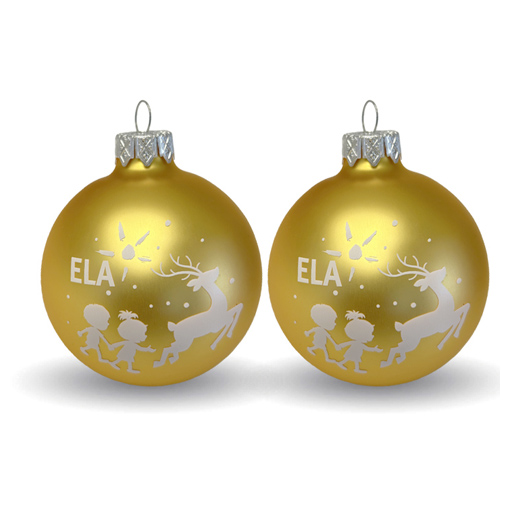 Christmas ornaments (gold)